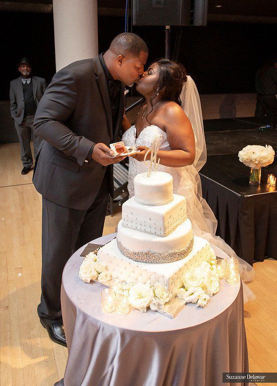 Cutting the cake